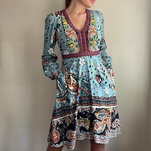 00 Petite Anthropologie Akemi + Kin Karmina Beaded Dress